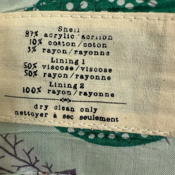 Anthropology Cartonnier Black Tweed Lined Blazer - Picture 6 of 7